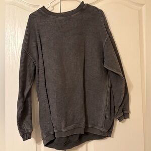 Aerie oversized corded ribbed sweater